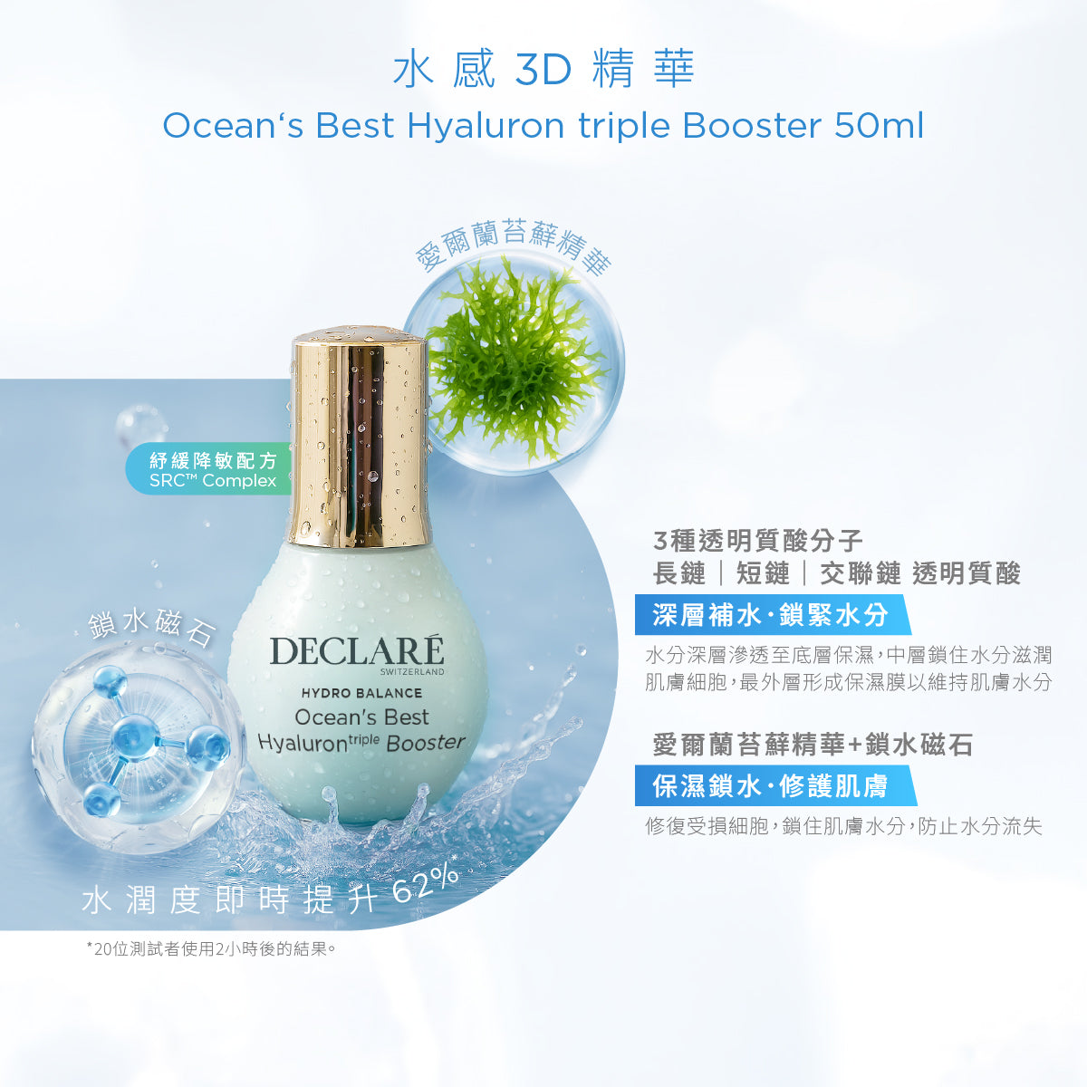 Ocean’s Best Hyaluron Triple Booster (3D)